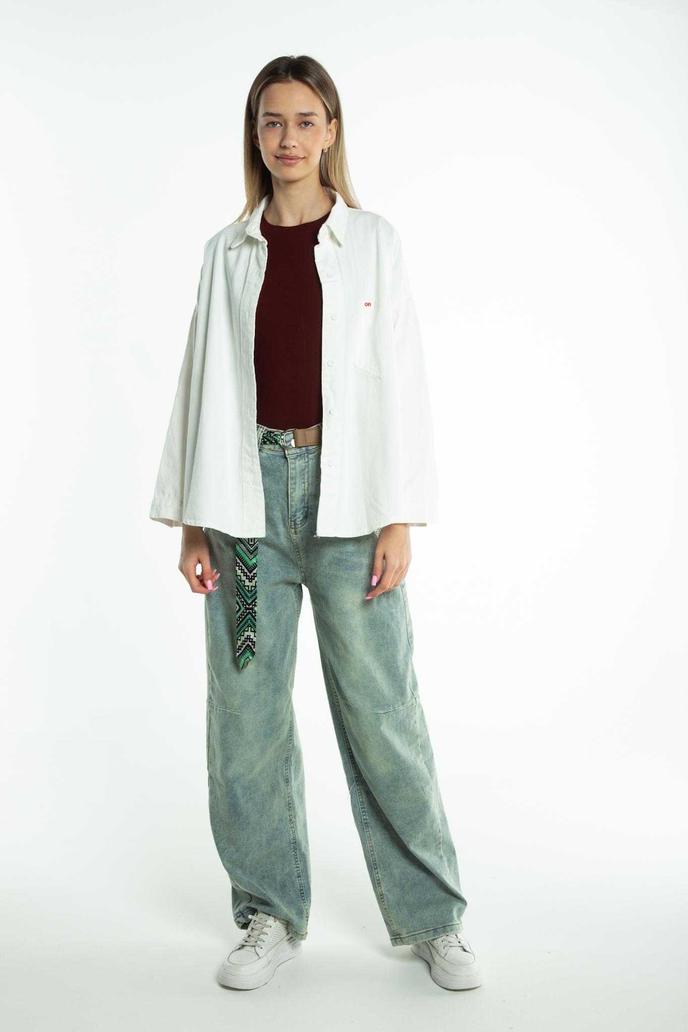 Рубашка женская джинс FASHION C002