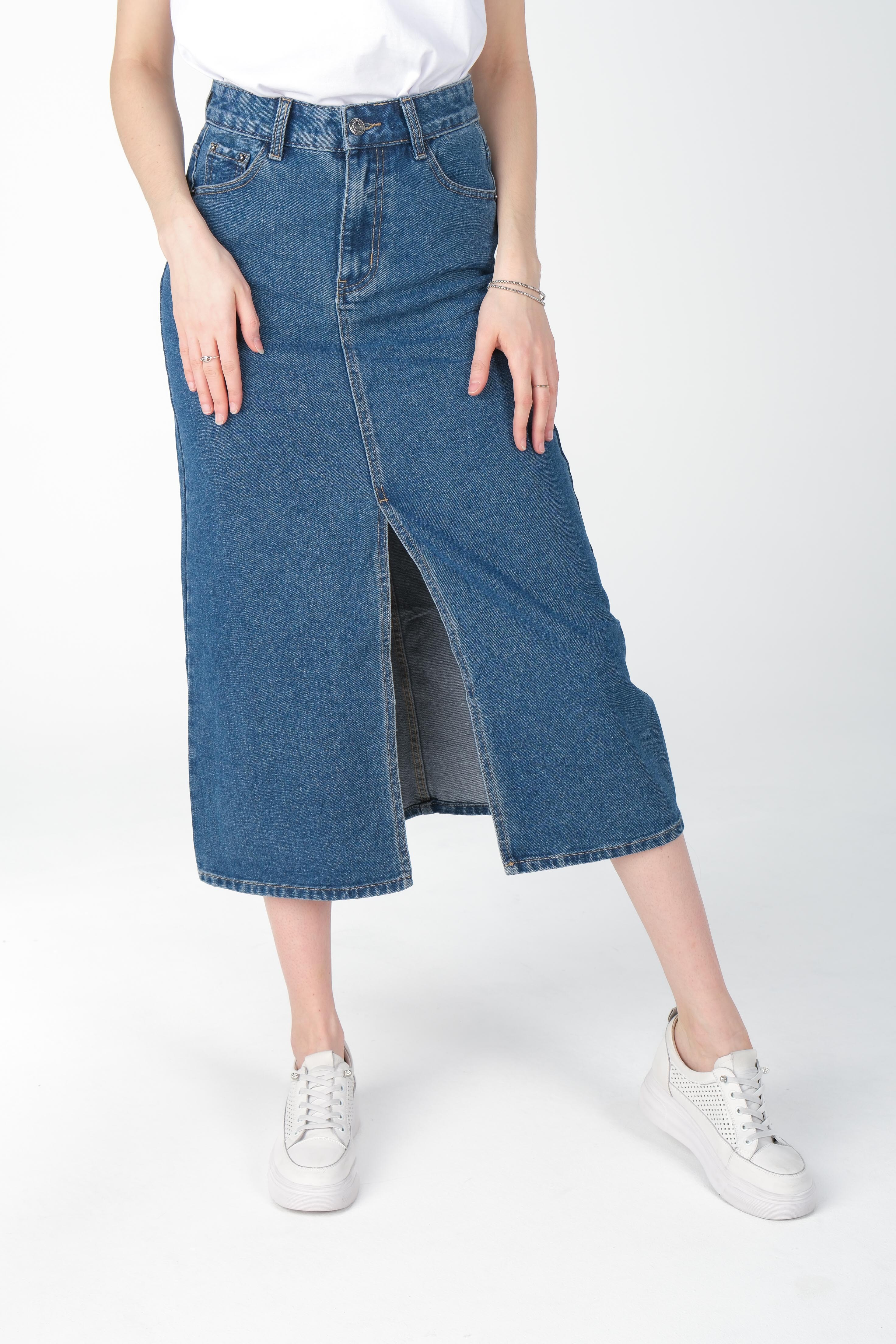 Юбка женская джинс SVVB COCO CO-CQ3828