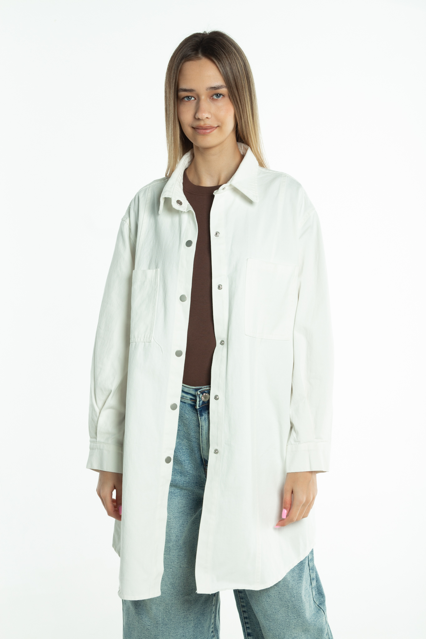 Рубашка женская джинс FASHION C008