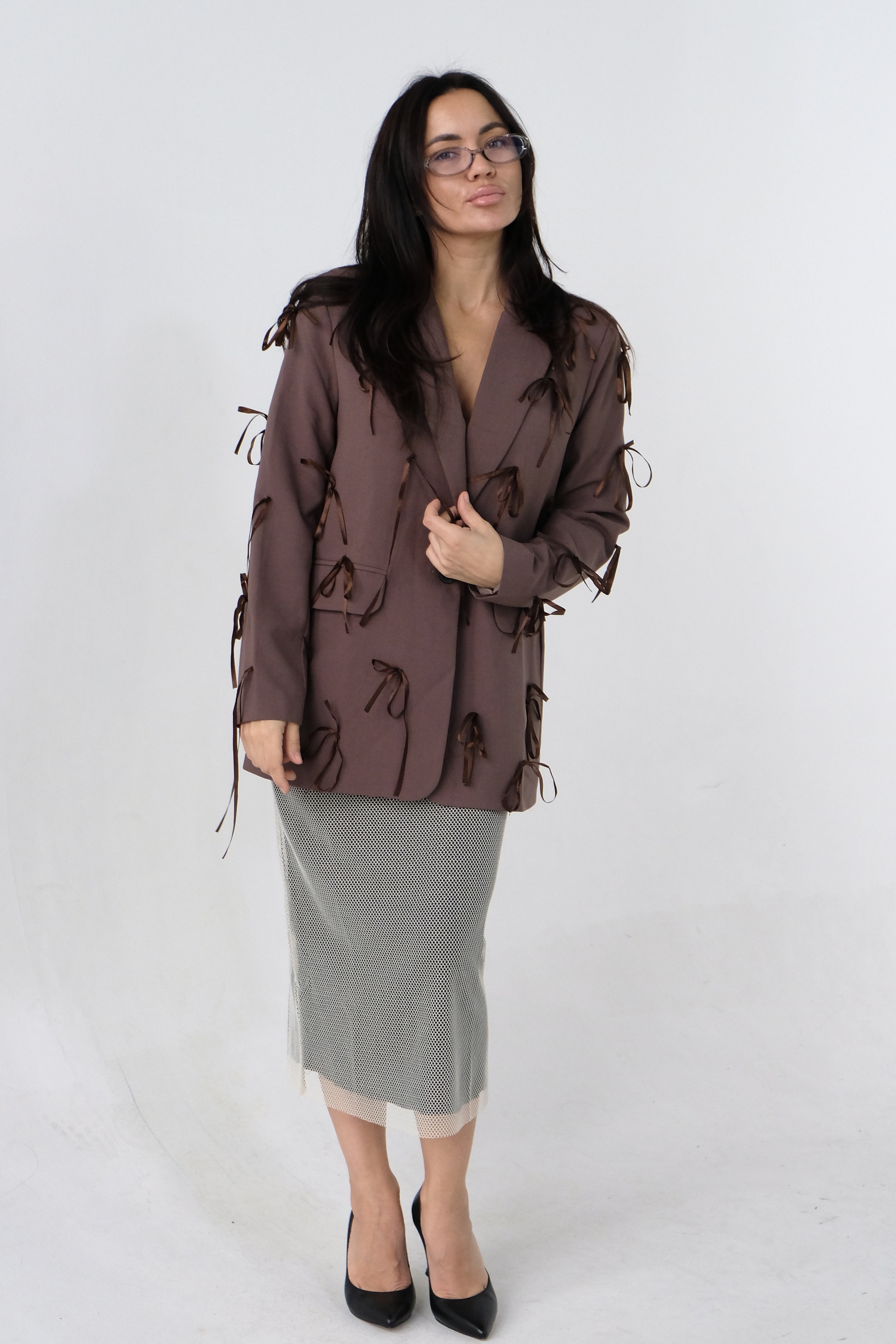 Пиджак женский Brand Time с бантами