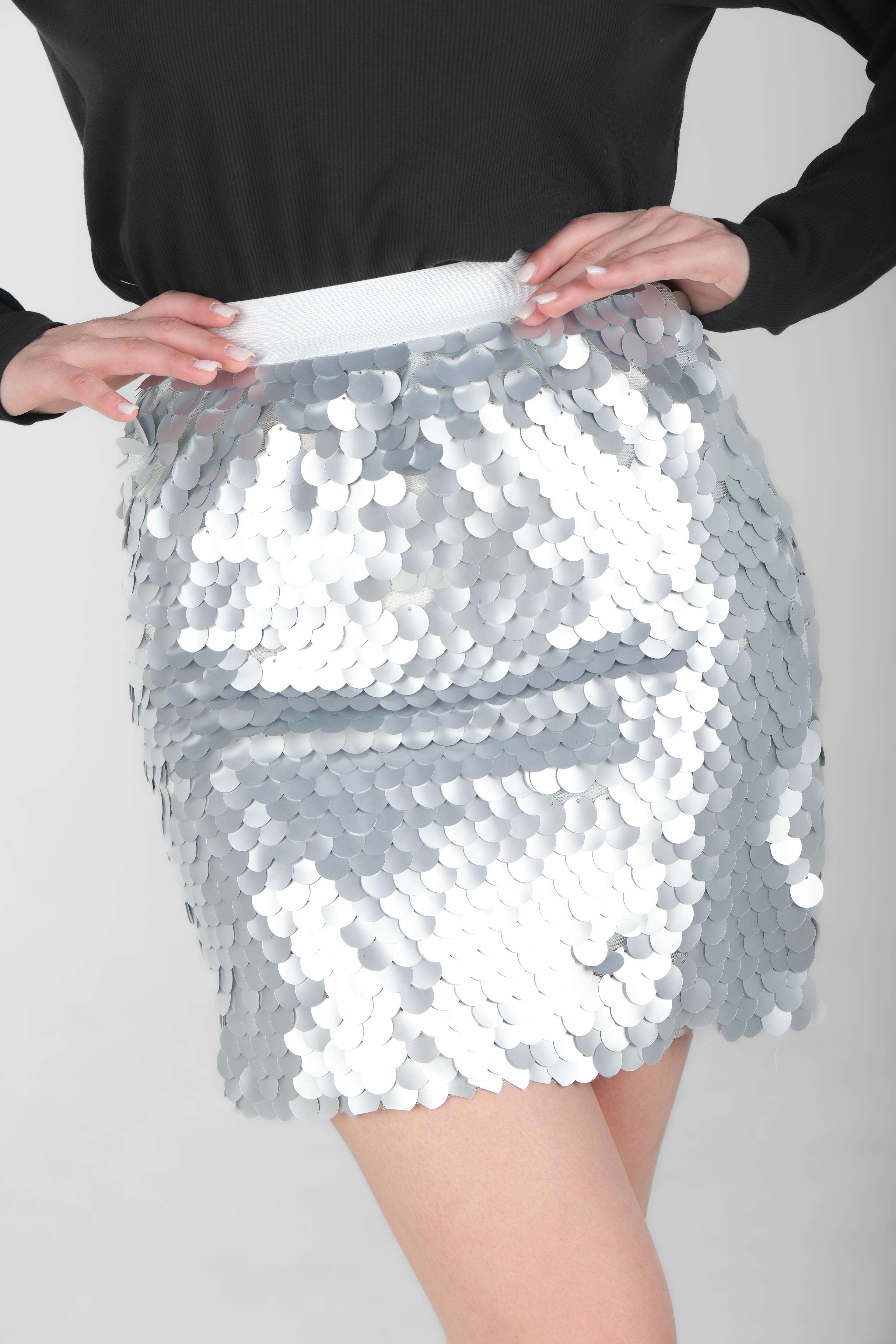 Юбка женская (B) STOLNIK Ю13 (паетки)