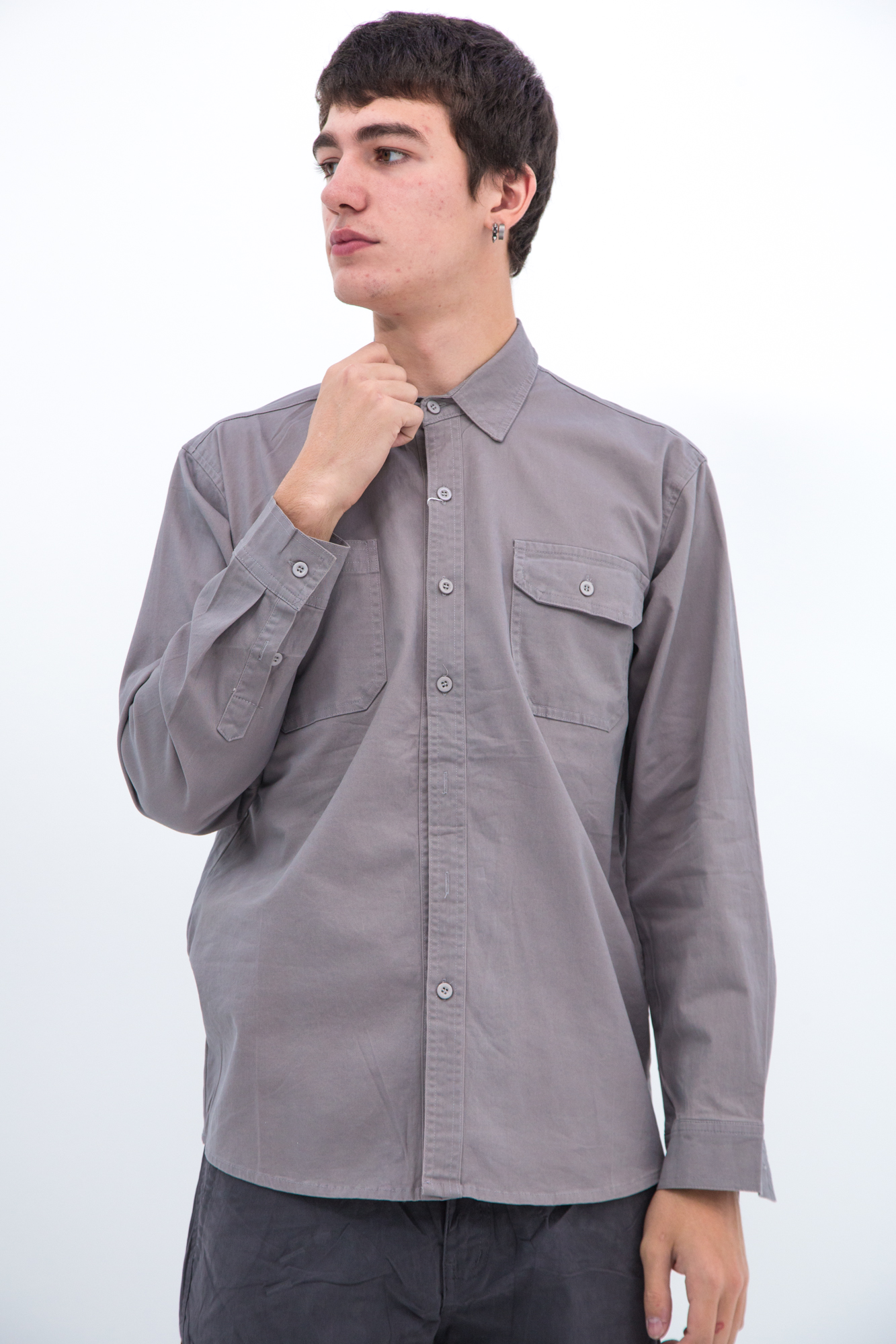 Рубашка мужская джинс Katebi K967-1