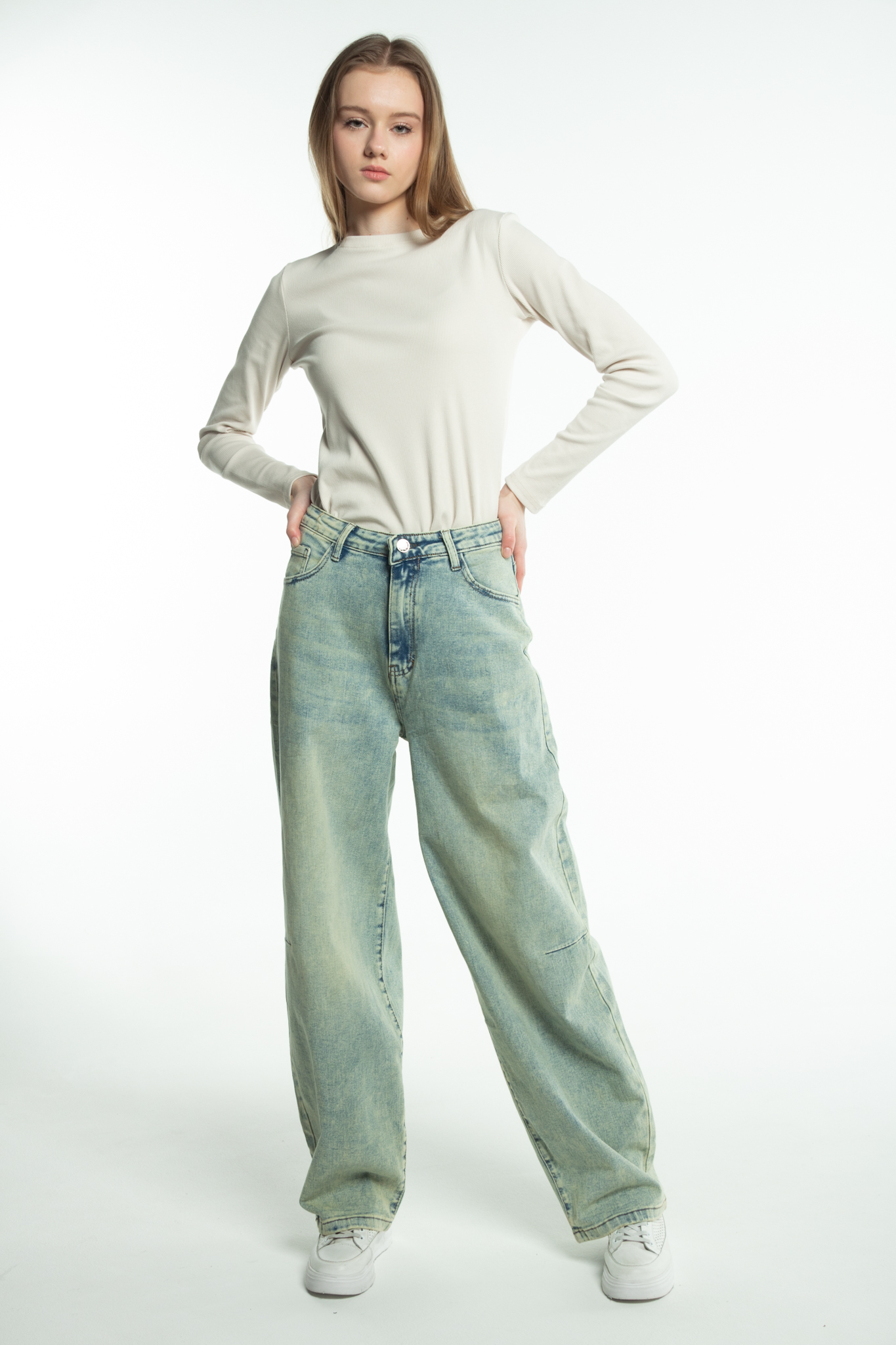 Джинсы женские KTMOM X-7963