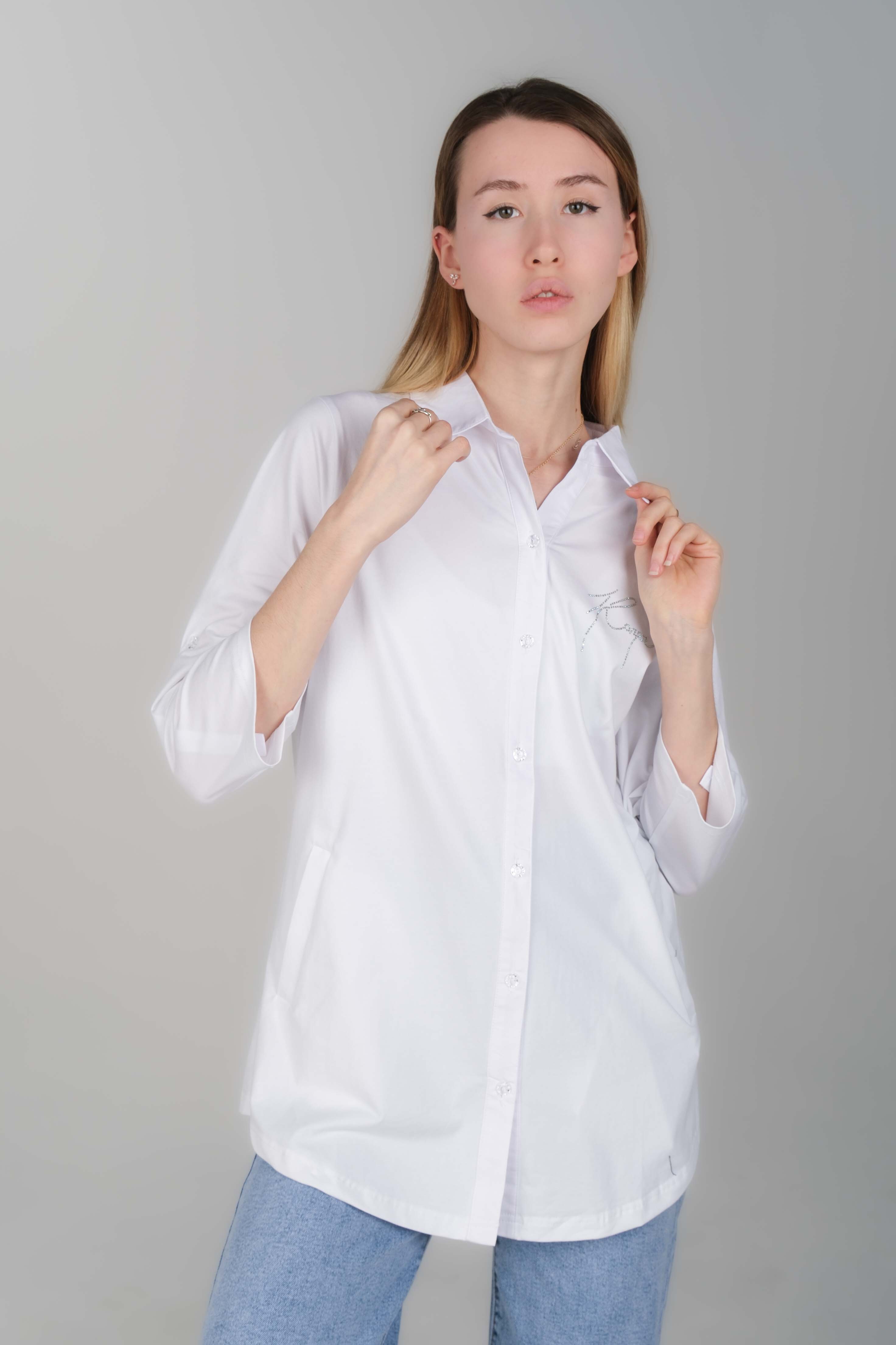 Рубашка женская A.BIGENTOP ZH-8145 3/4