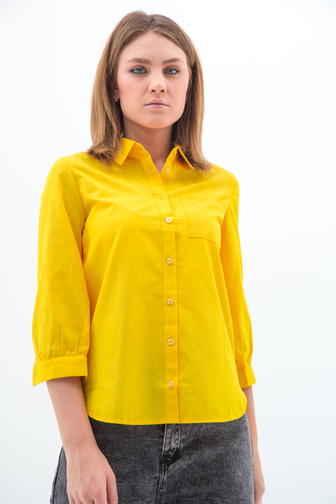 Рубашка женская (B) Baziko 204 3/4