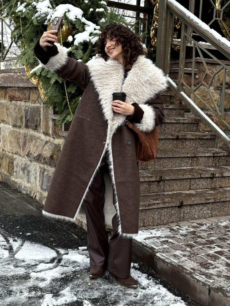 Дубленка женская VARGRO 6802-2