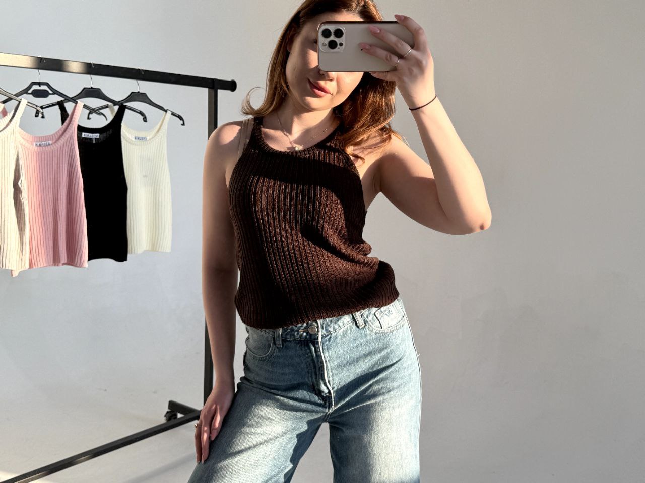 Майка женская (вязаная) STOLNIK 328