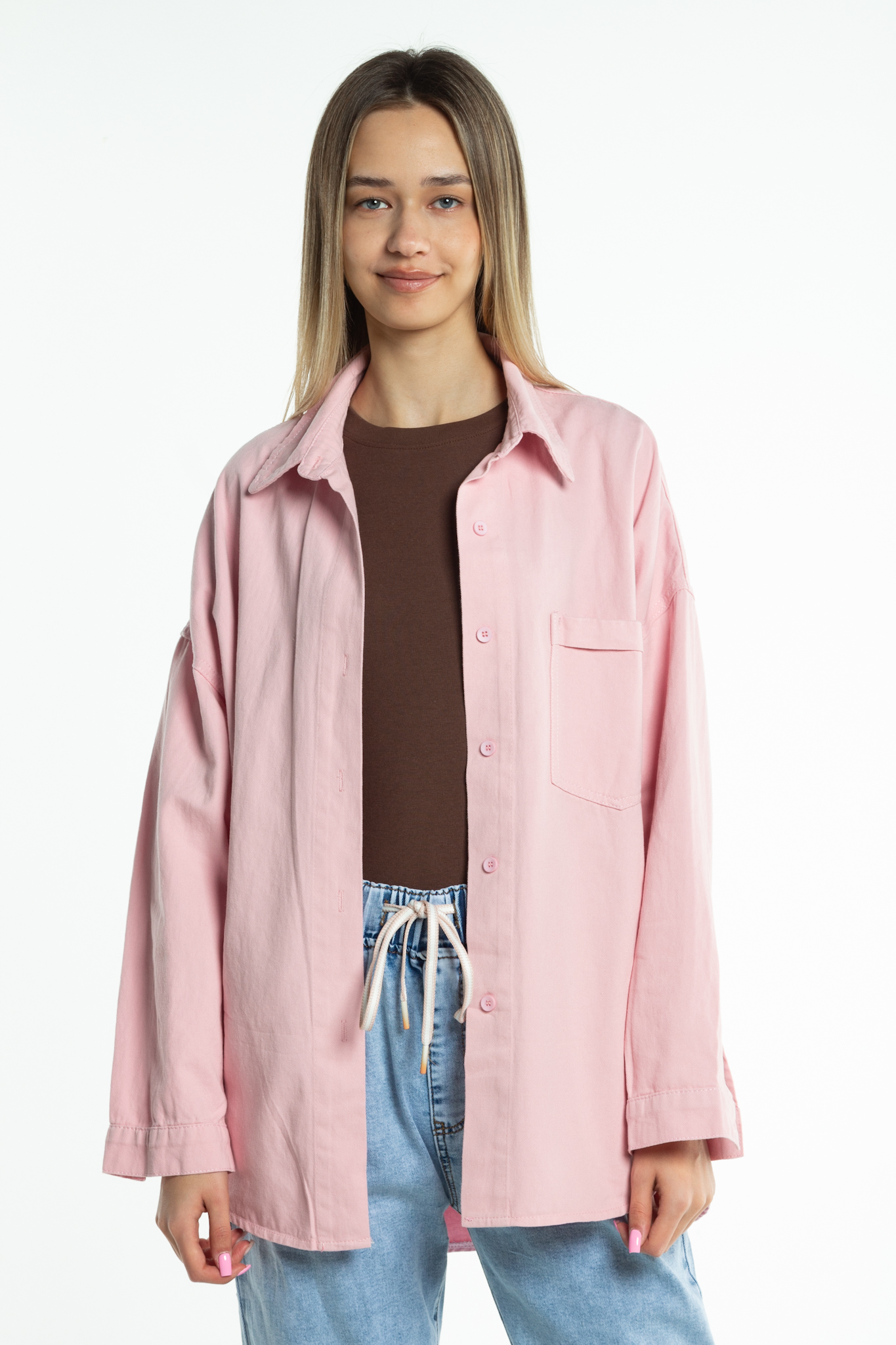 Рубашка женская джинс FASHION C003