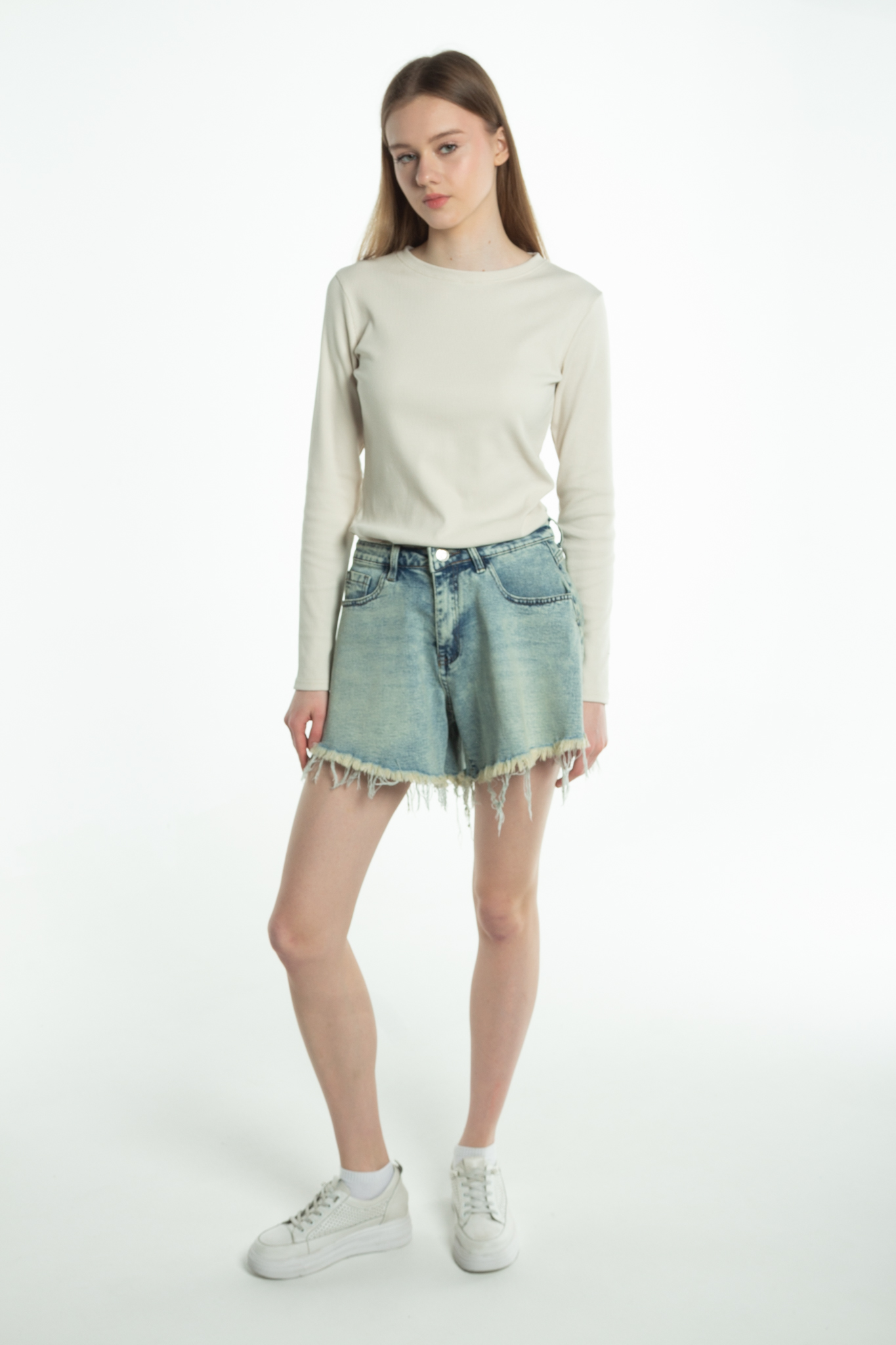 Шорты женские джинс KTMOM S-6603