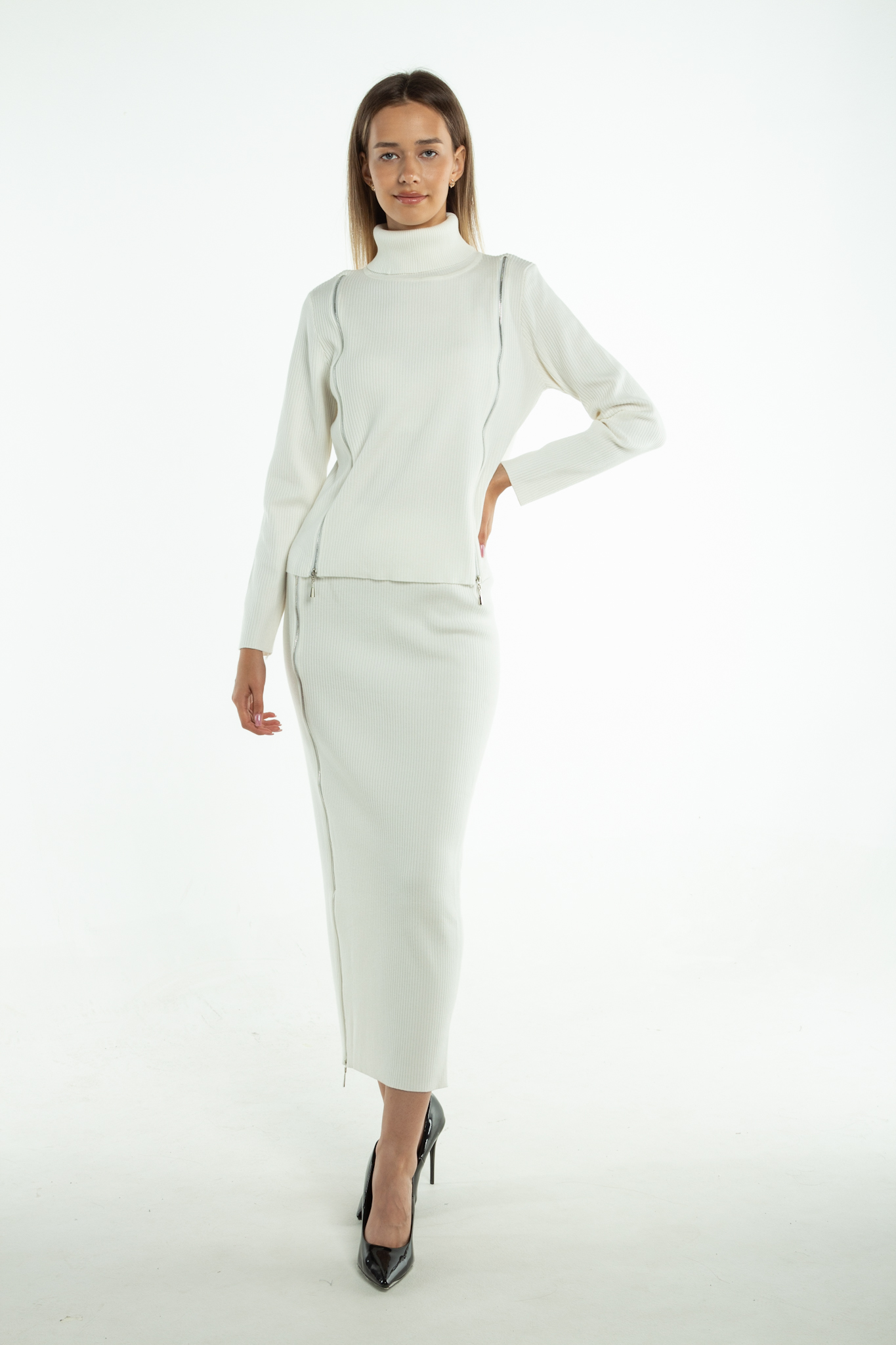 Комплект женский (кофта + юбка) STOLNIK 150425-9