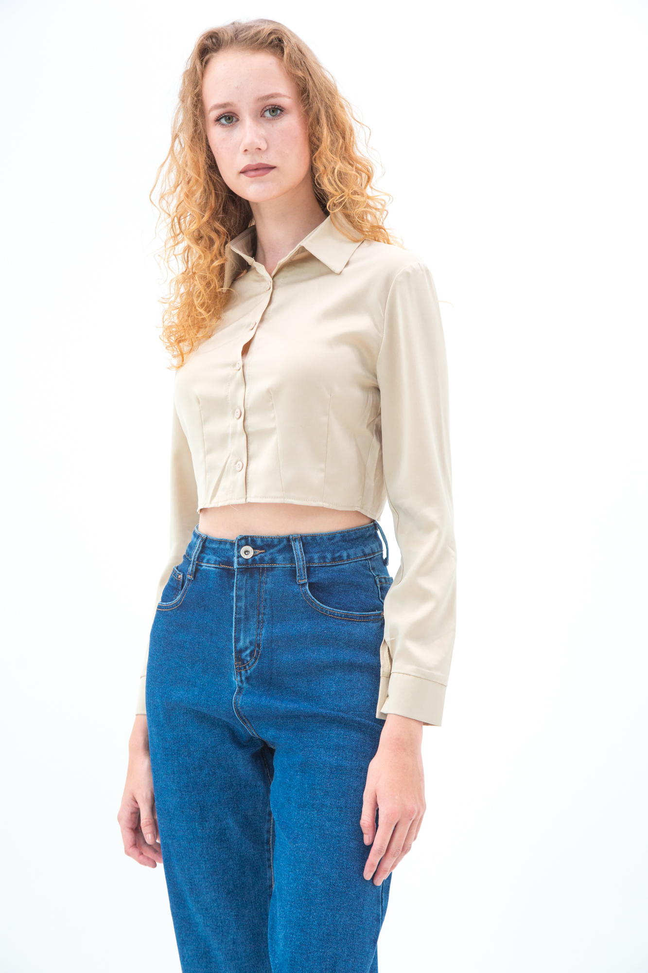 Рубашка-топ женский (B) Bibi Collection 70618 д/р