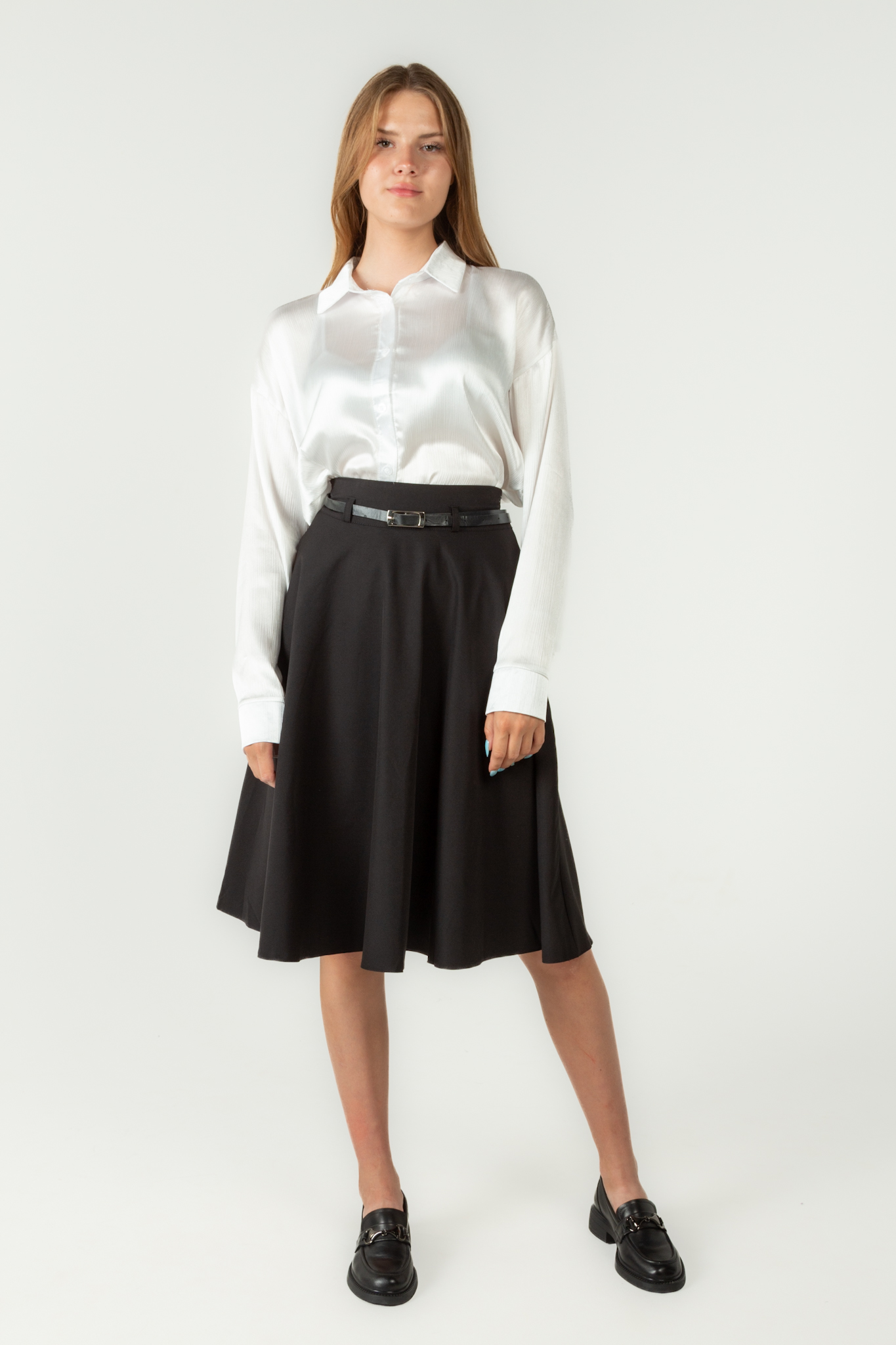 Юбка женская (B) STOLNIK 041 + ремень