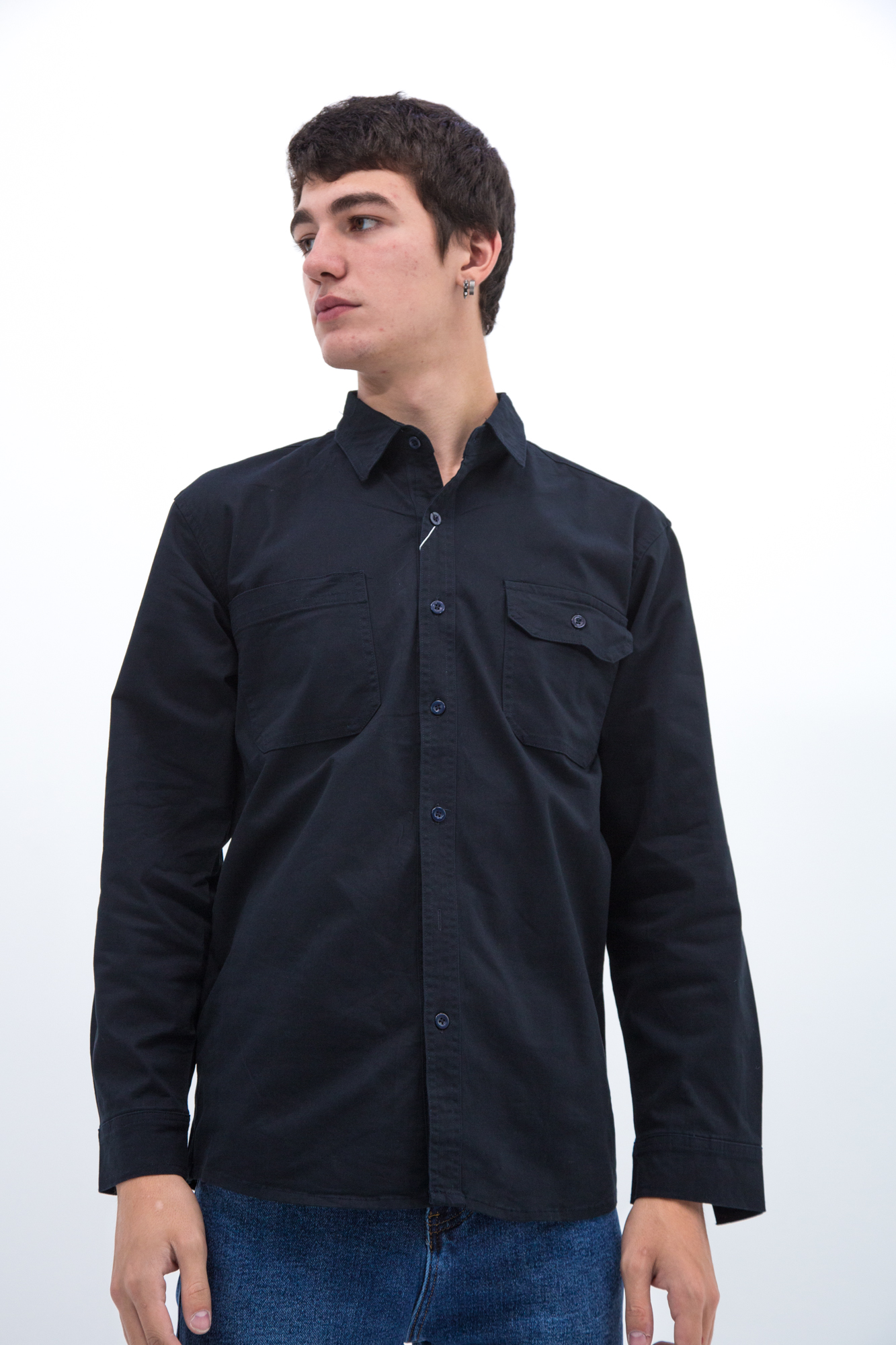 Рубашка мужская джинс Katebi K967-7