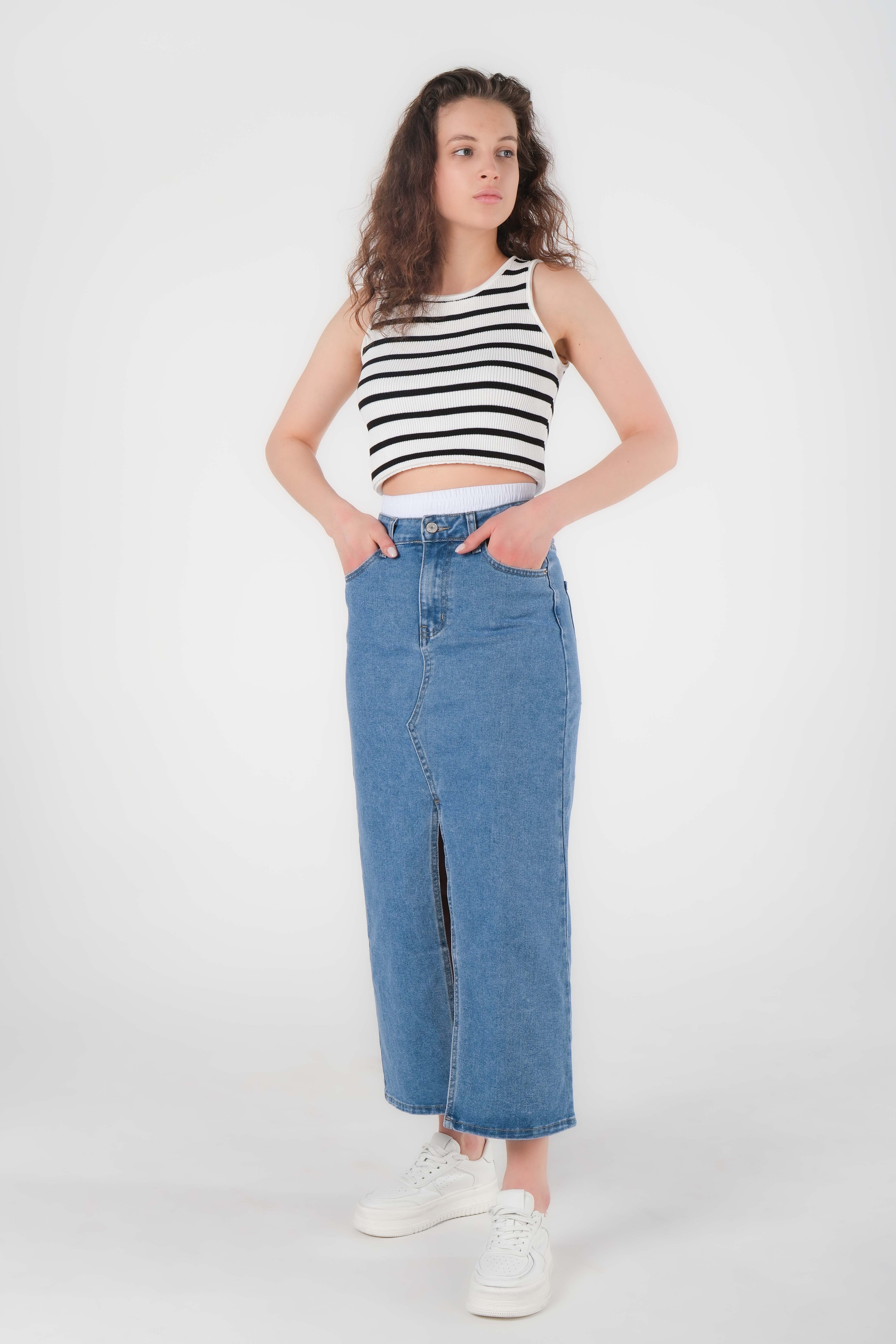 Юбка женская джинсовая SVVB COCO CO-CQ3916S